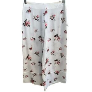 Katie K Cottagecore Romantic Coquette Boho Garden Floral Wide Leg Chiffon Pant M